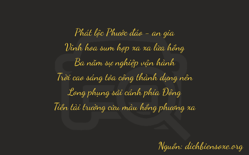 Thơ dịch biển số xe 87379