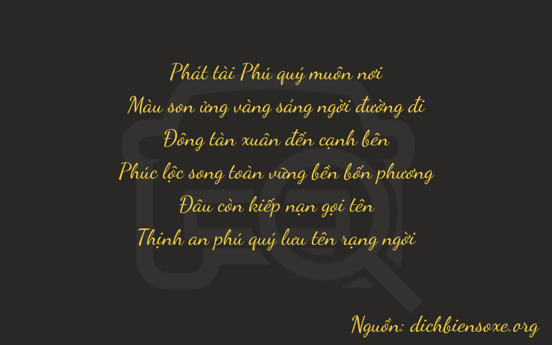 Thơ dịch biển số xe 87407