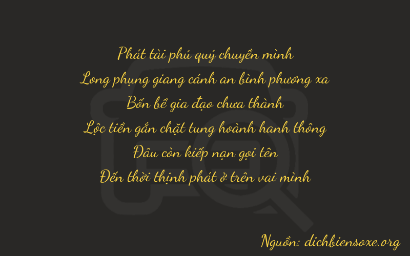 Thơ dịch biển số xe 87408