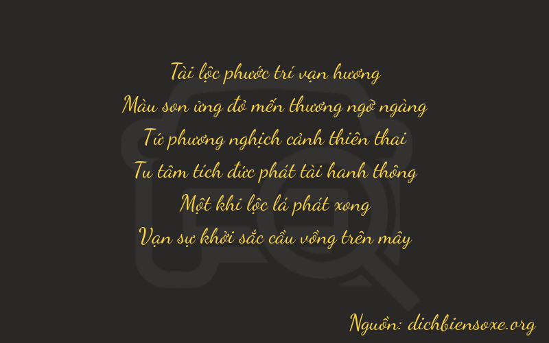 Thơ dịch biển số xe 87411