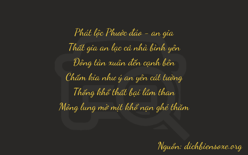 Thơ dịch biển số xe 87414