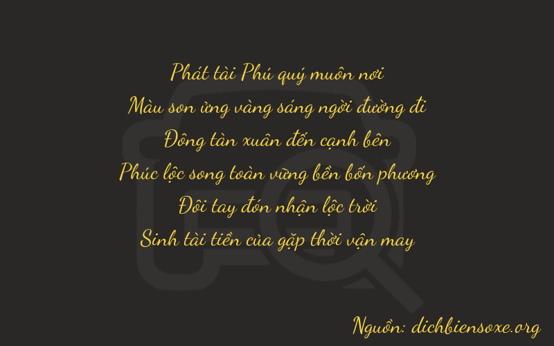 Thơ dịch biển số xe 87425