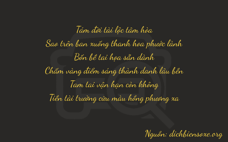 Thơ dịch biển số xe 87439