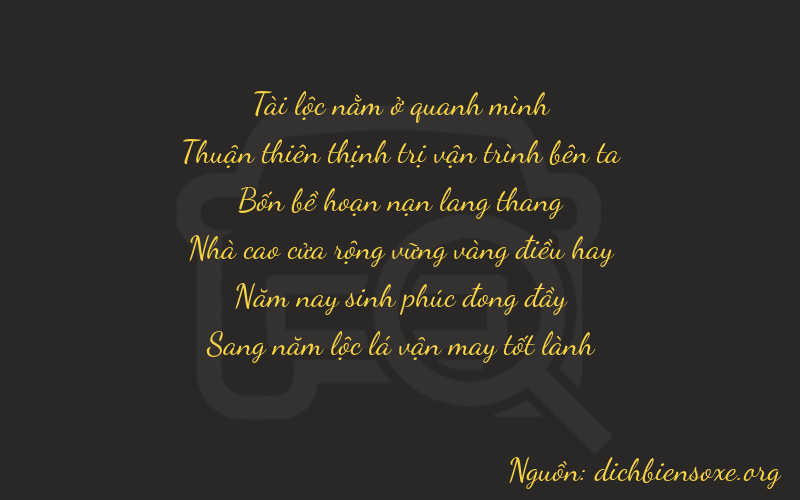 Thơ dịch biển số xe 87455