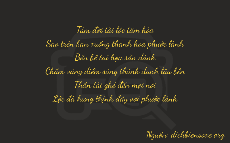 Thơ dịch biển số xe 87466