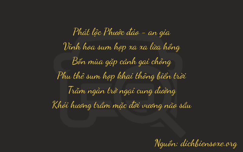 Thơ dịch biển số xe 87478