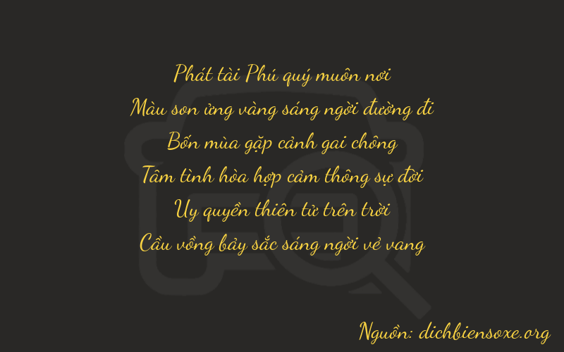 Thơ dịch biển số xe 87497