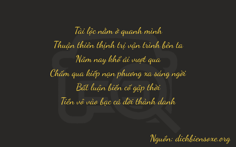 Thơ dịch biển số xe 87500