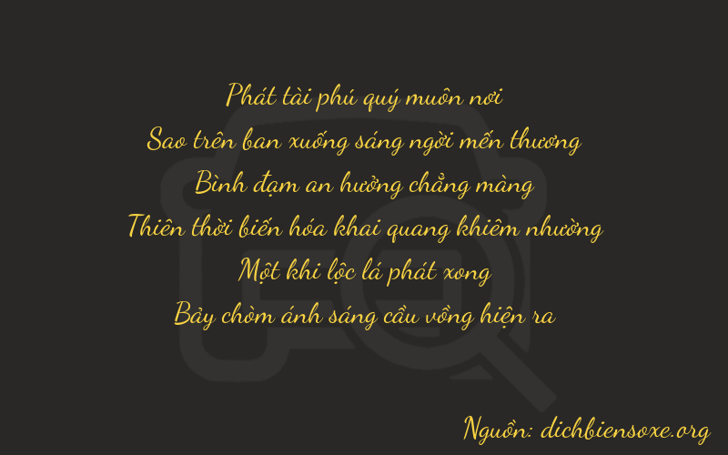 Thơ dịch biển số xe 87517