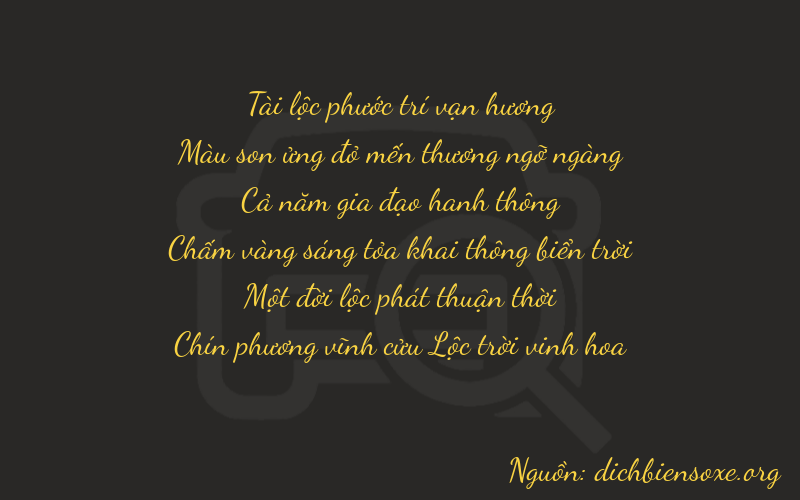 Thơ dịch biển số xe 87519