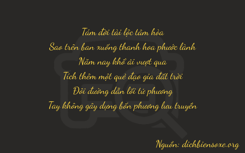 Thơ dịch biển số xe 87520