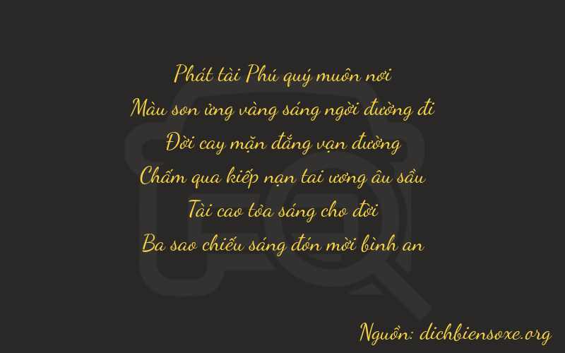 Thơ dịch biển số xe 87533