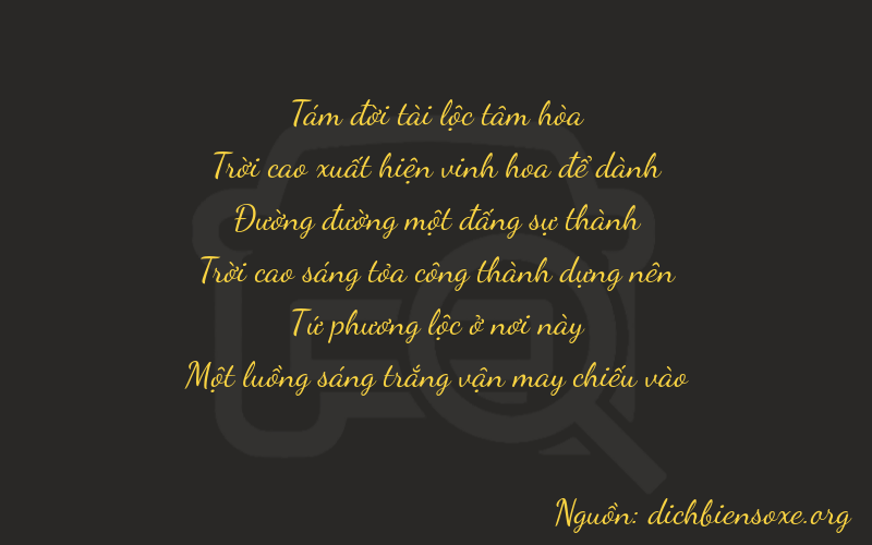 Thơ dịch biển số xe 89141