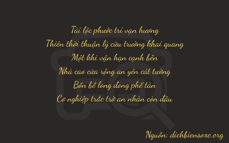 Thơ dịch biển số xe 89149