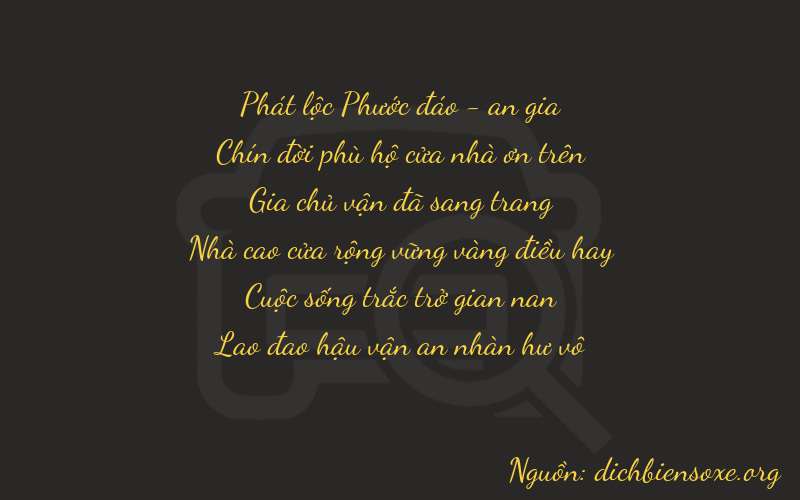 Thơ dịch biển số xe 89153