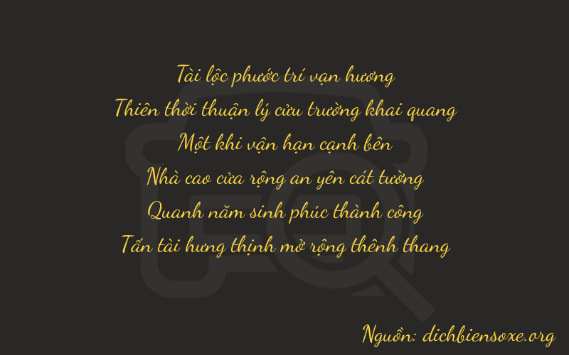 Thơ dịch biển số xe 89158