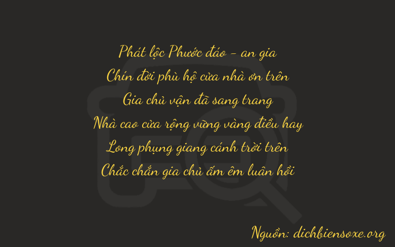 Thơ dịch biển số xe 89171