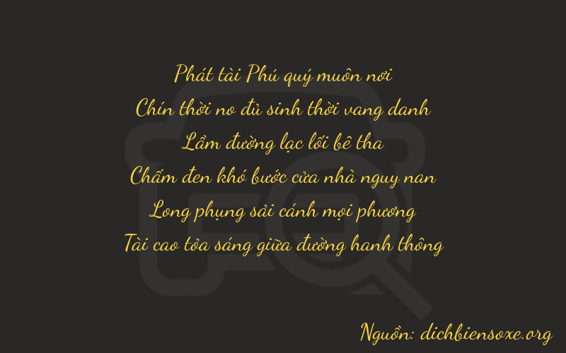 Thơ dịch biển số xe 89173