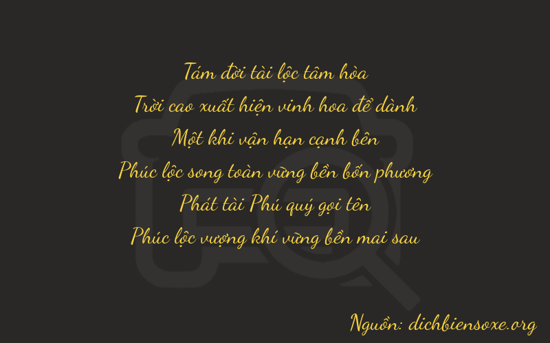 Thơ dịch biển số xe 89186