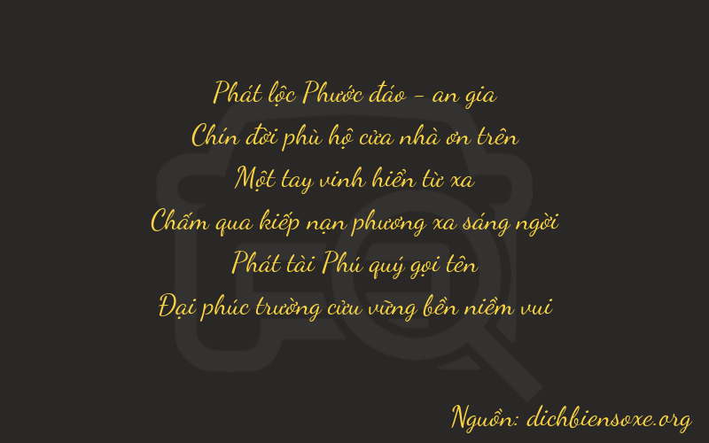 Thơ dịch biển số xe 89189