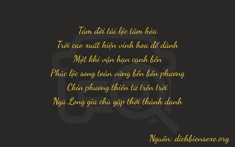 Thơ dịch biển số xe 89195