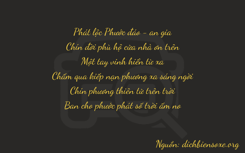 Thơ dịch biển số xe 89198