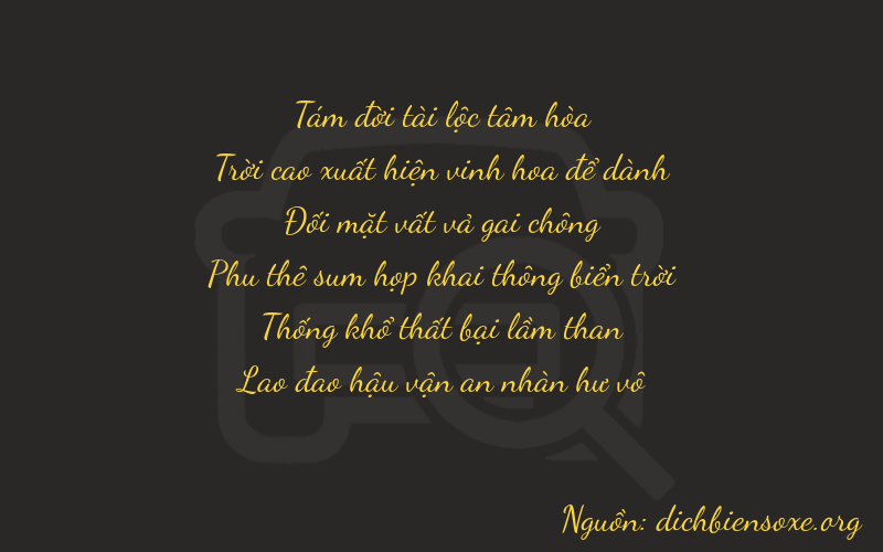 Thơ dịch biển số xe 89213