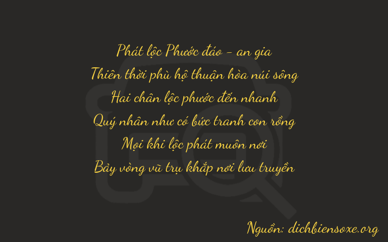 Thơ dịch biển số xe 89217