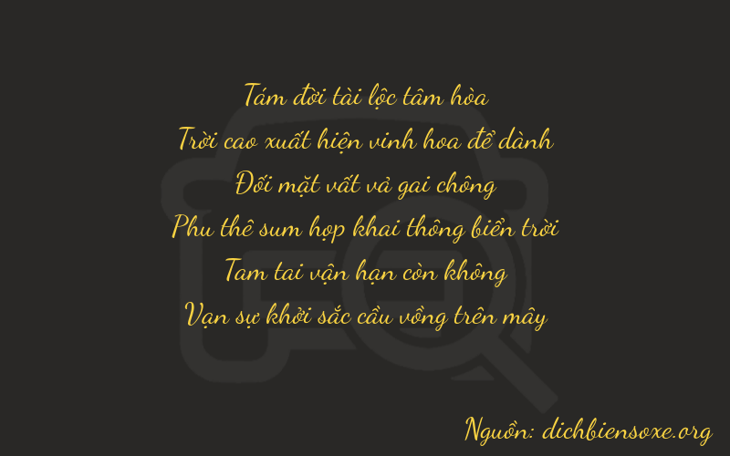 Thơ dịch biển số xe 89231