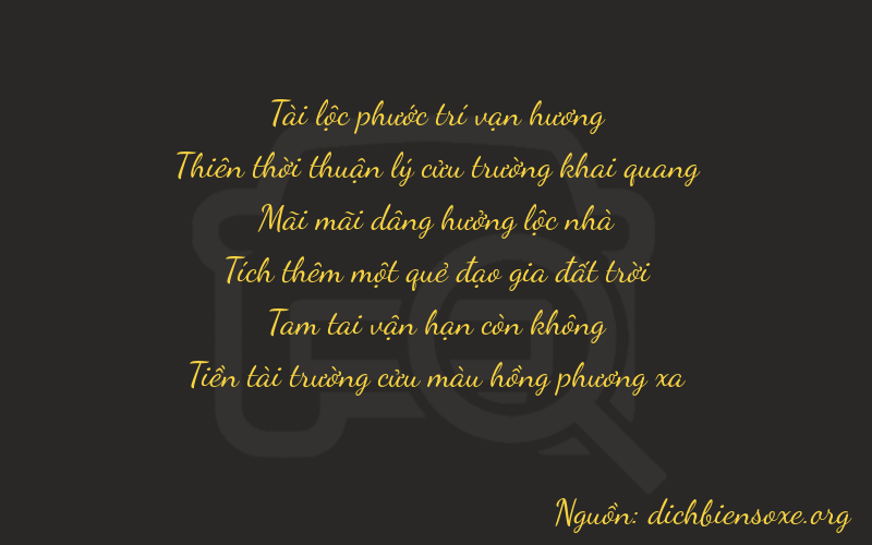 Thơ dịch biển số xe 89239