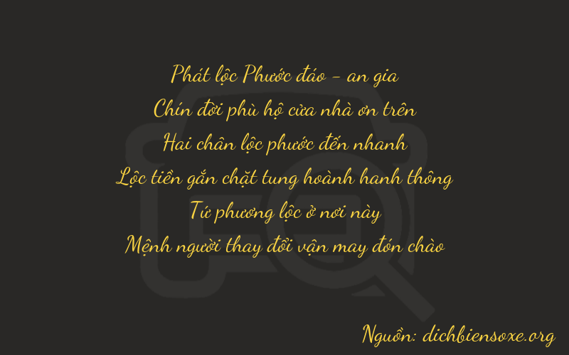 Thơ dịch biển số xe 89243