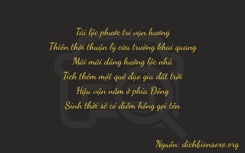 Thơ dịch biển số xe 89275