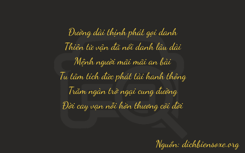 Thơ dịch biển số xe 89277