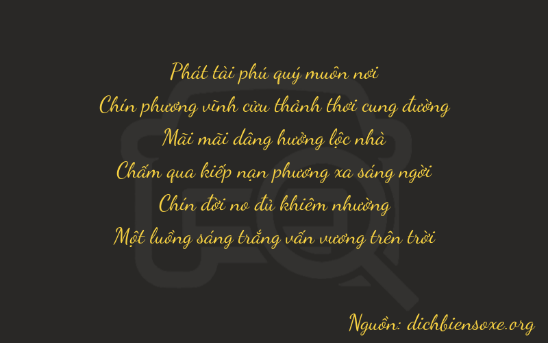 Thơ dịch biển số xe 89291