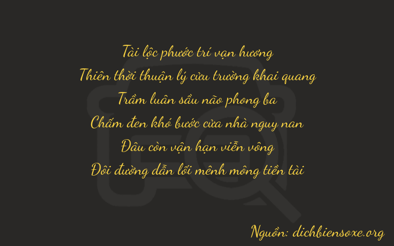 Thơ dịch biển số xe 89302