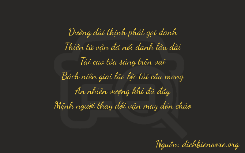 Thơ dịch biển số xe 89313
