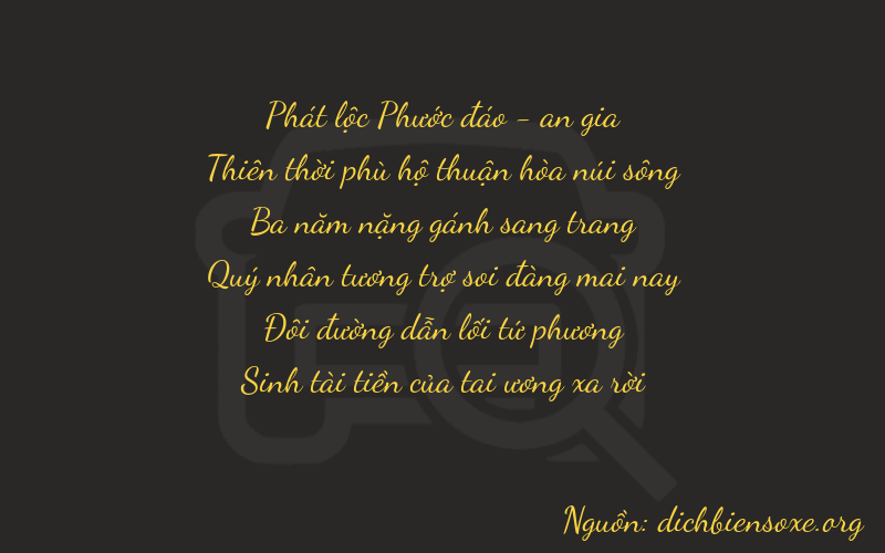 Thơ dịch biển số xe 89325