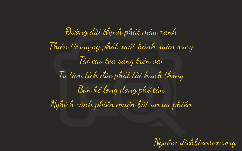 Thơ dịch biển số xe 89341