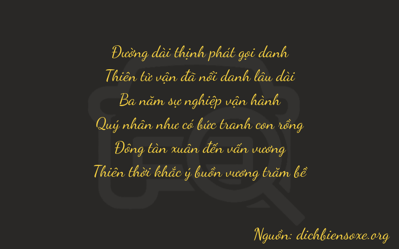 Thơ dịch biển số xe 89349