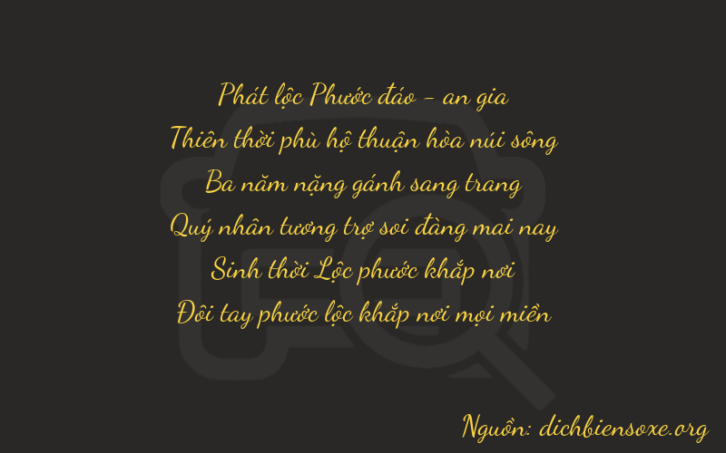 Thơ dịch biển số xe 89352