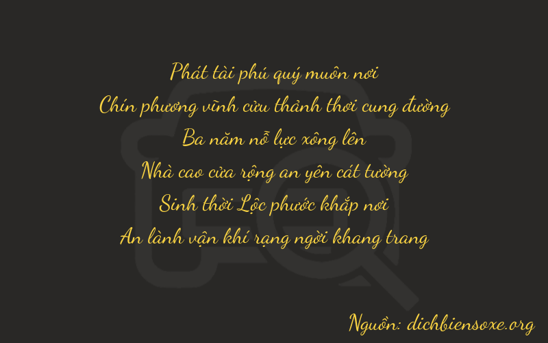 Thơ dịch biển số xe 89354