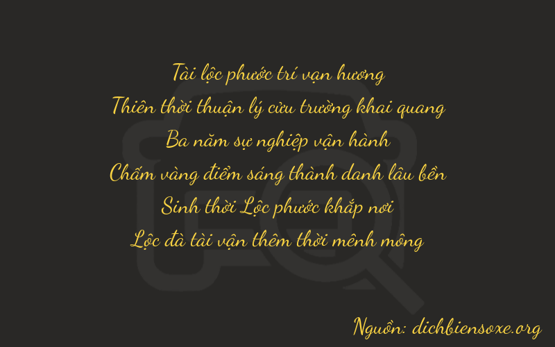 Thơ dịch biển số xe 89356