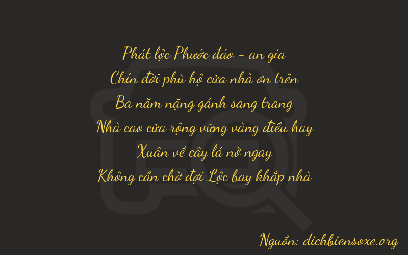 Thơ dịch biển số xe 89360