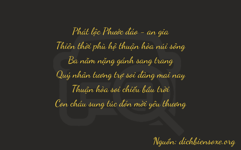 Thơ dịch biển số xe 89370