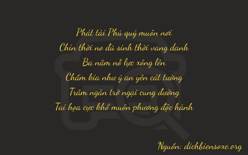Thơ dịch biển số xe 89371