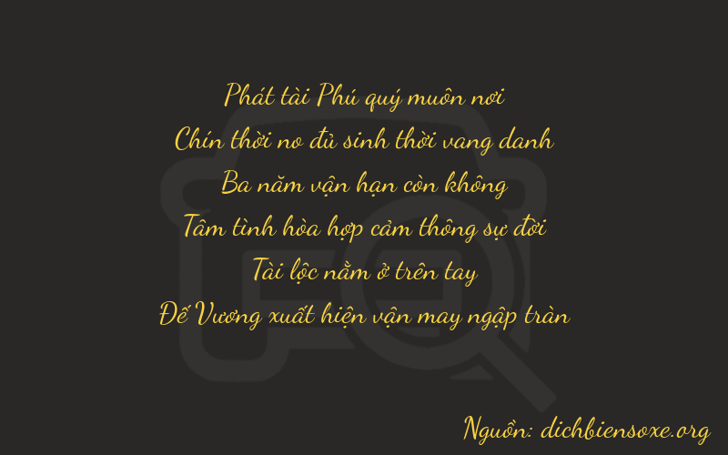 Thơ dịch biển số xe 89389