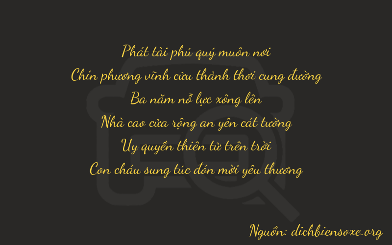 Thơ dịch biển số xe 89390