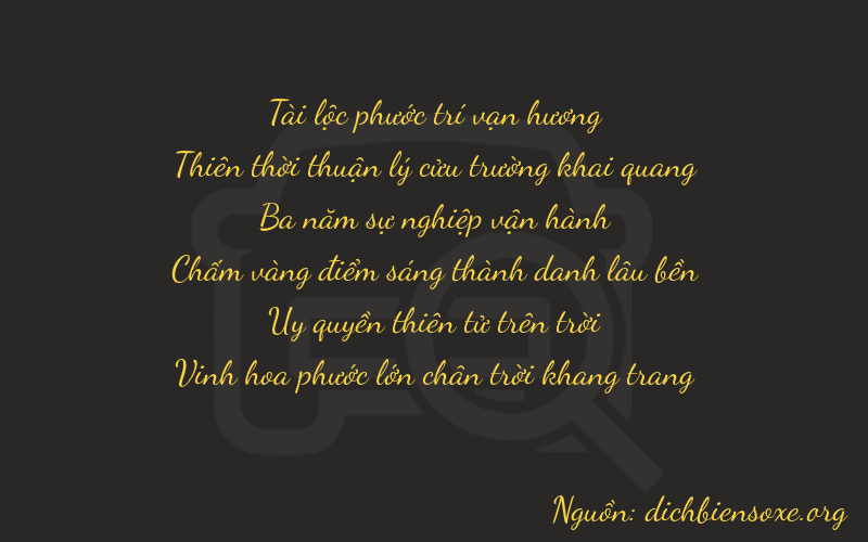 Thơ dịch biển số xe 89392