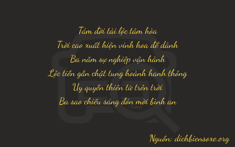 Thơ dịch biển số xe 89393