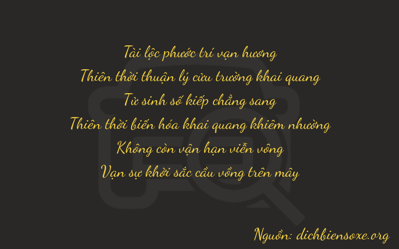 Thơ dịch biển số xe 89401